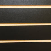Black Matt Slat wall 2'X4' w/Aluminum inserts
