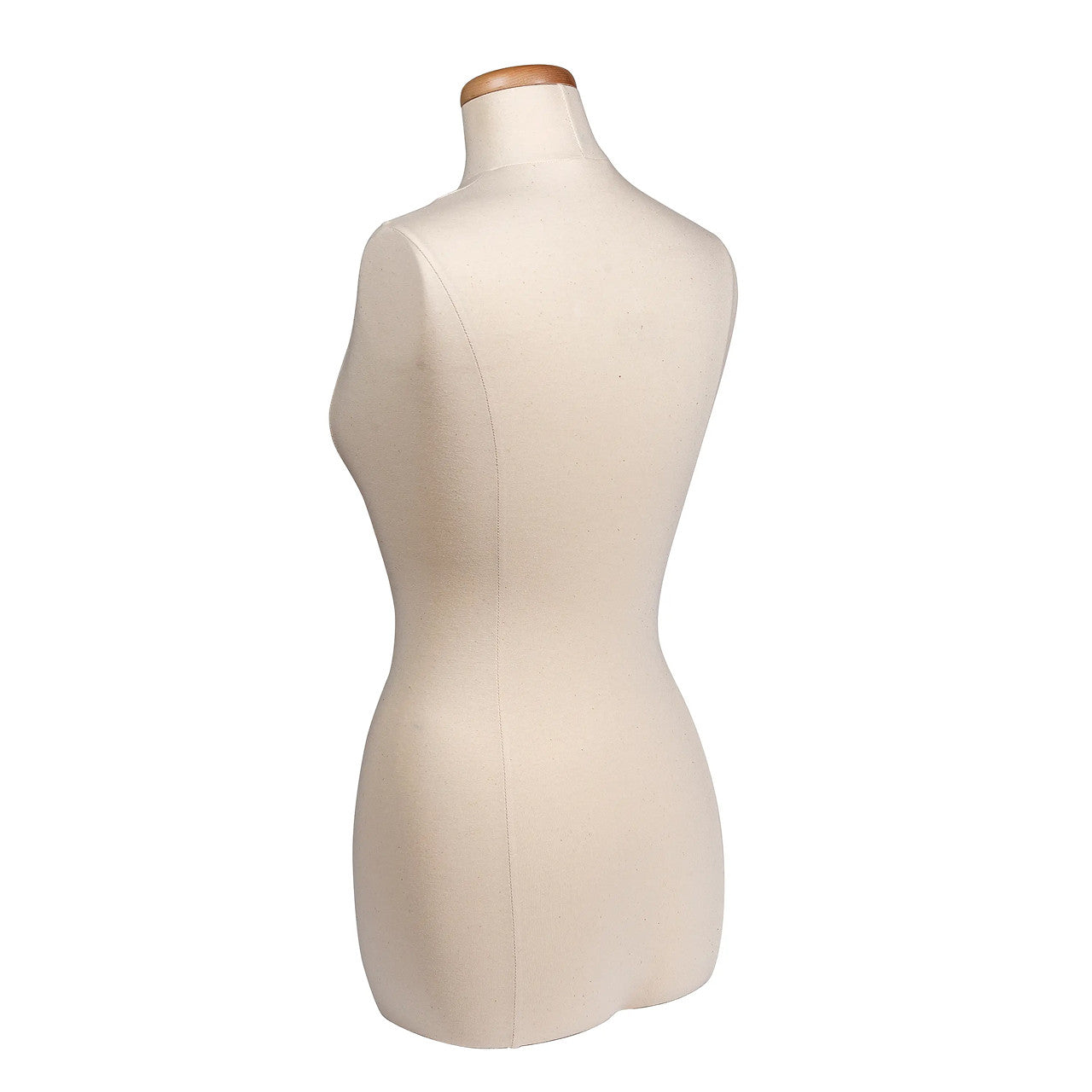 Female 3/4"- Covered Clothing Torso Form - Tailor Bust with Neckblock