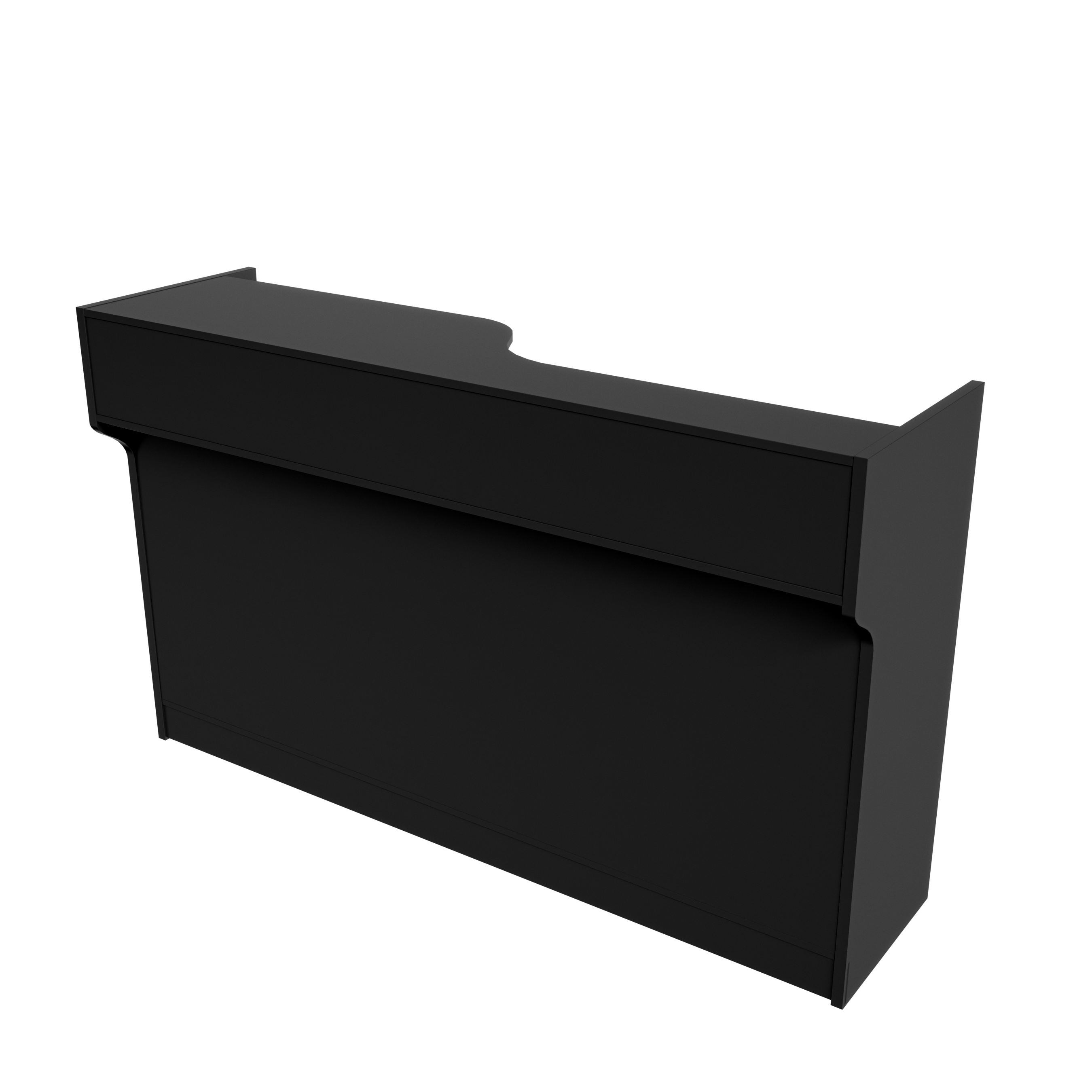 4ft Cash Register Stand (Black)