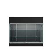 4ft Cash Register Stand with (Sliding) Glass Front