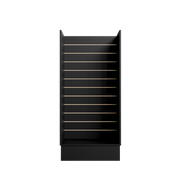 54” Slatwall H-Unit Black