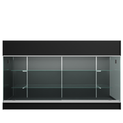 6ft Cash Register Stand with (Sliding) Glass Front