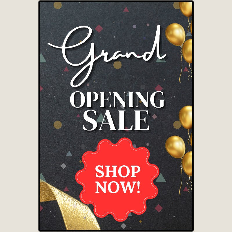 Grand Opening Corrugated Sign