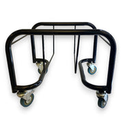Shopping Basket Holder w/ Locking Wheels