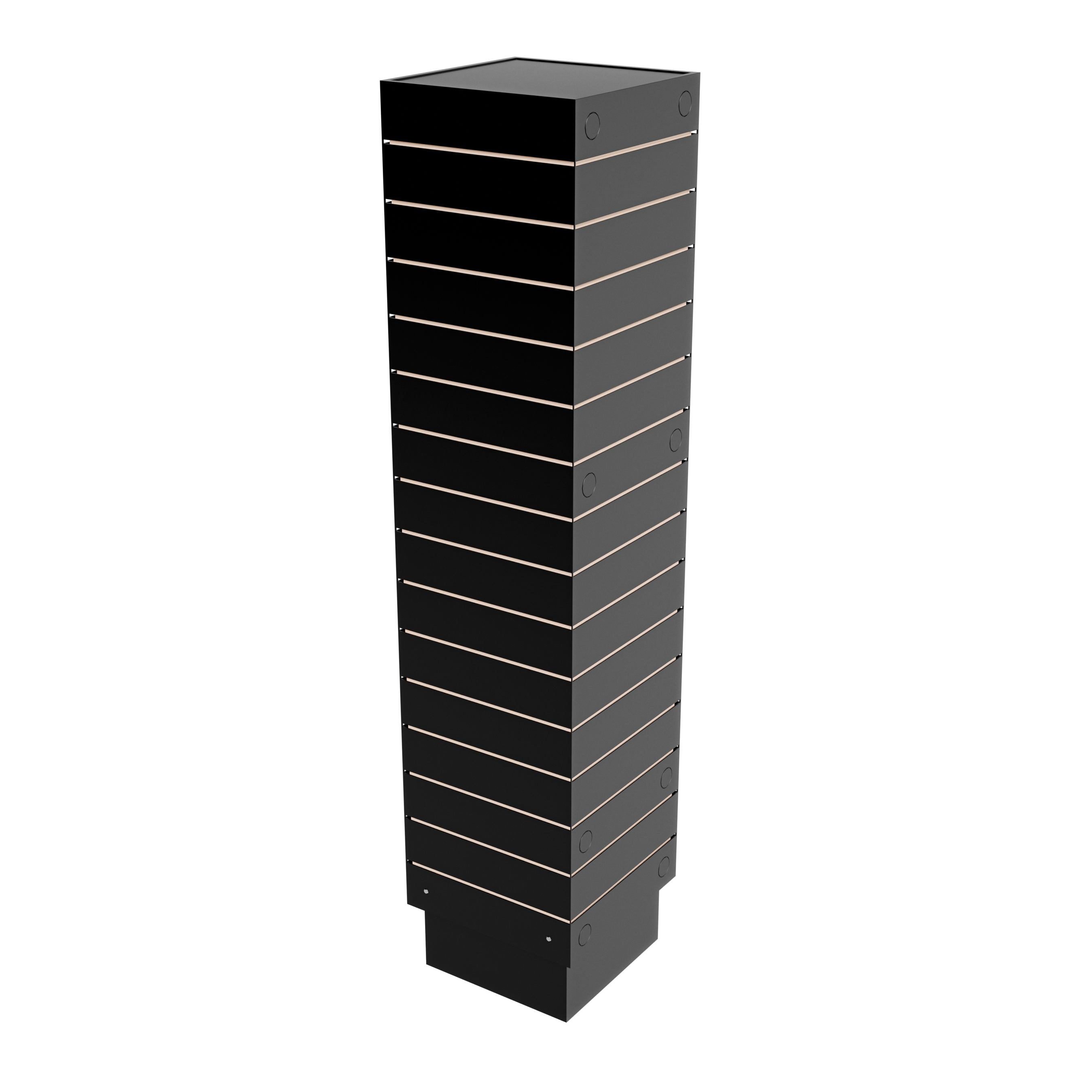 Island Rotating Slatwall (12x12x54)