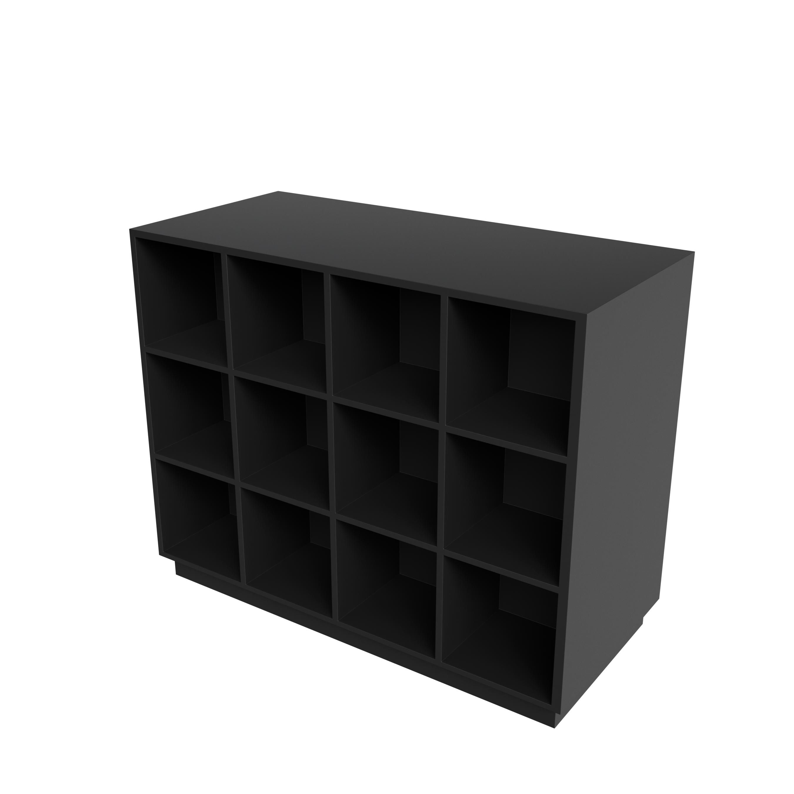 Island Table Wood Cubes Shelving (52 x 24 x 42)