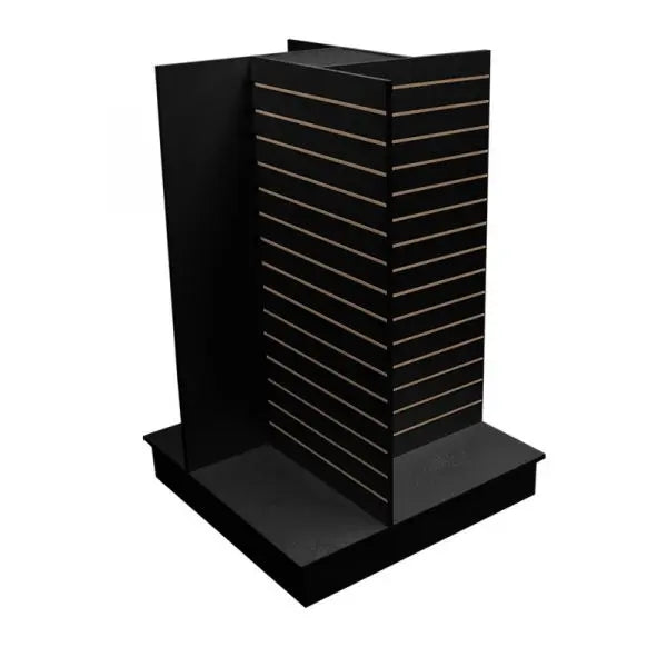4-Sided Slatwall Display Unit - Merchandiser