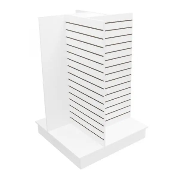 4-Sided Slatwall Display Unit - Merchandiser