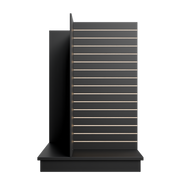Slatwall 4 Way Merchandiser Black
