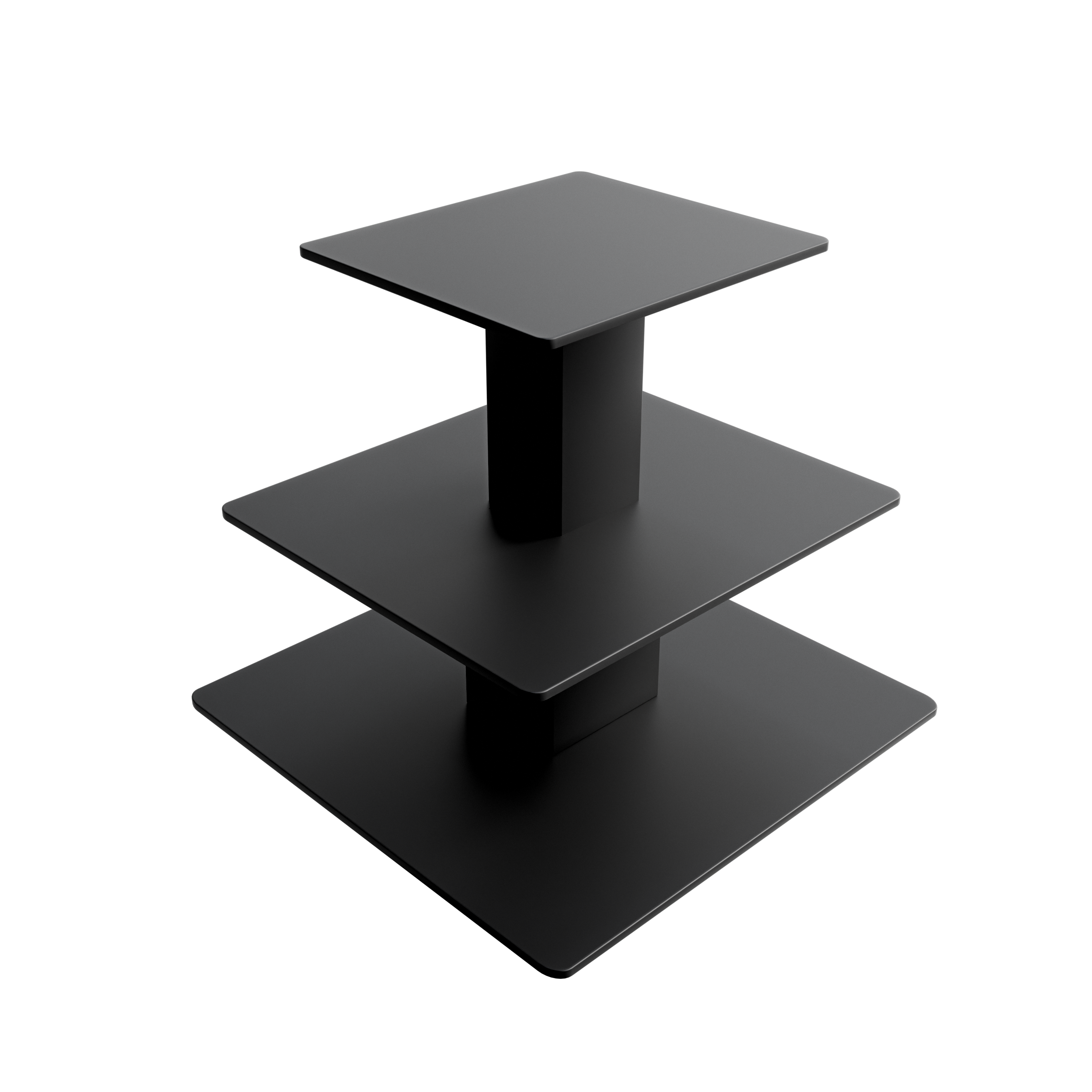 Square Island Table 3 Tier
