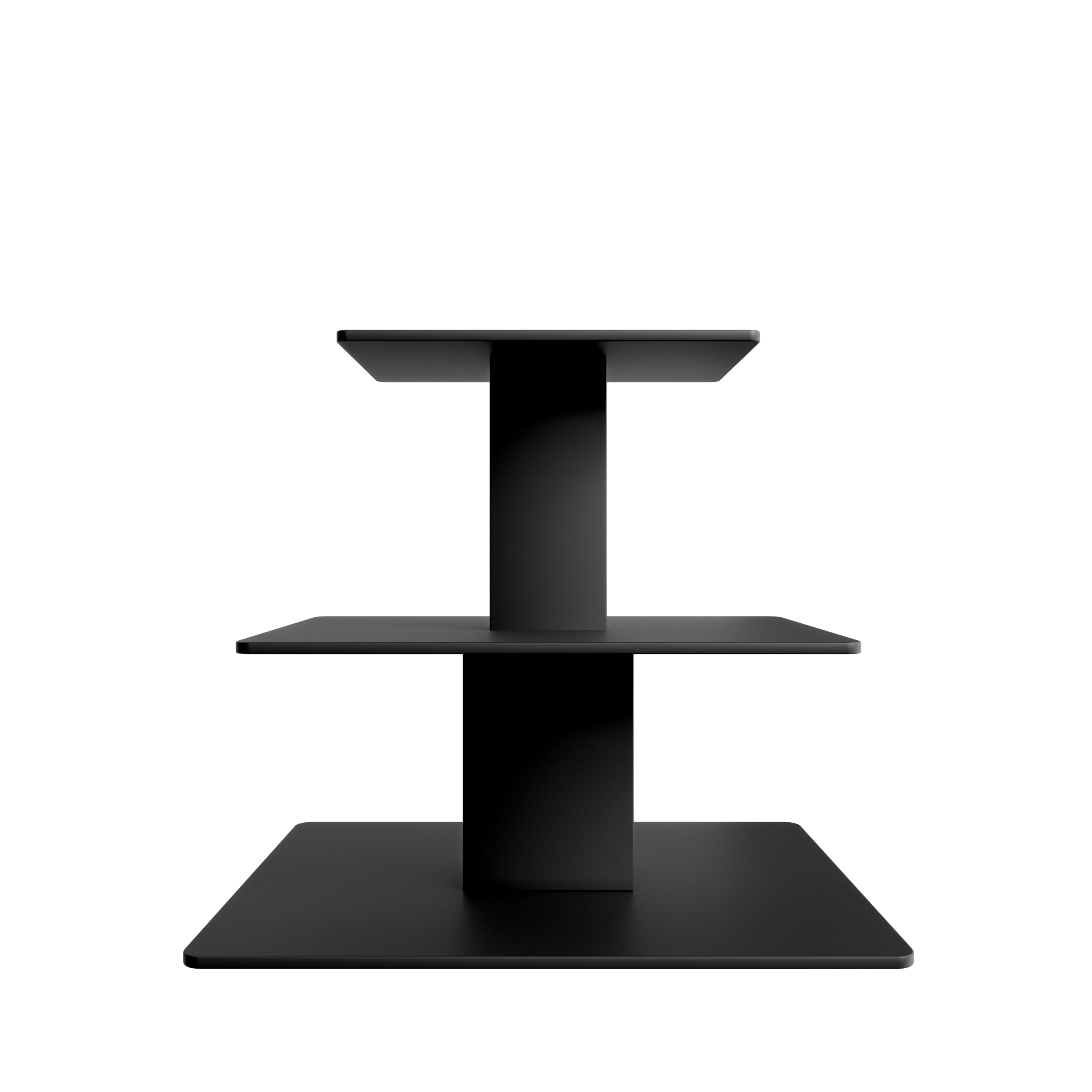 Square Island Table 3 Tier