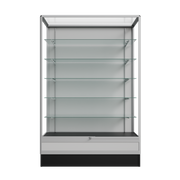 Trophy Wallcase 4ft Radius Edge (Silver)