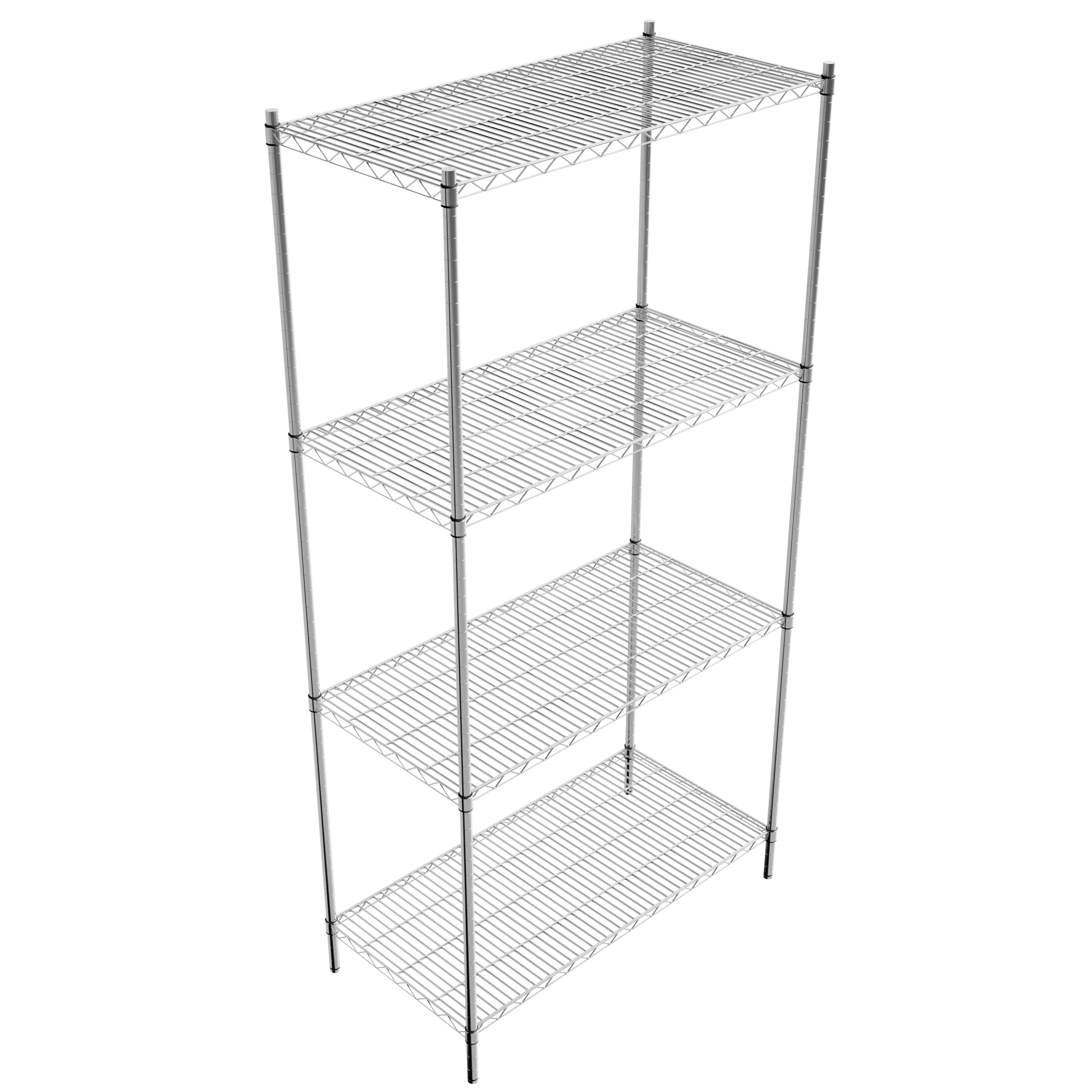 Wire Utility Rack 4 Tier
