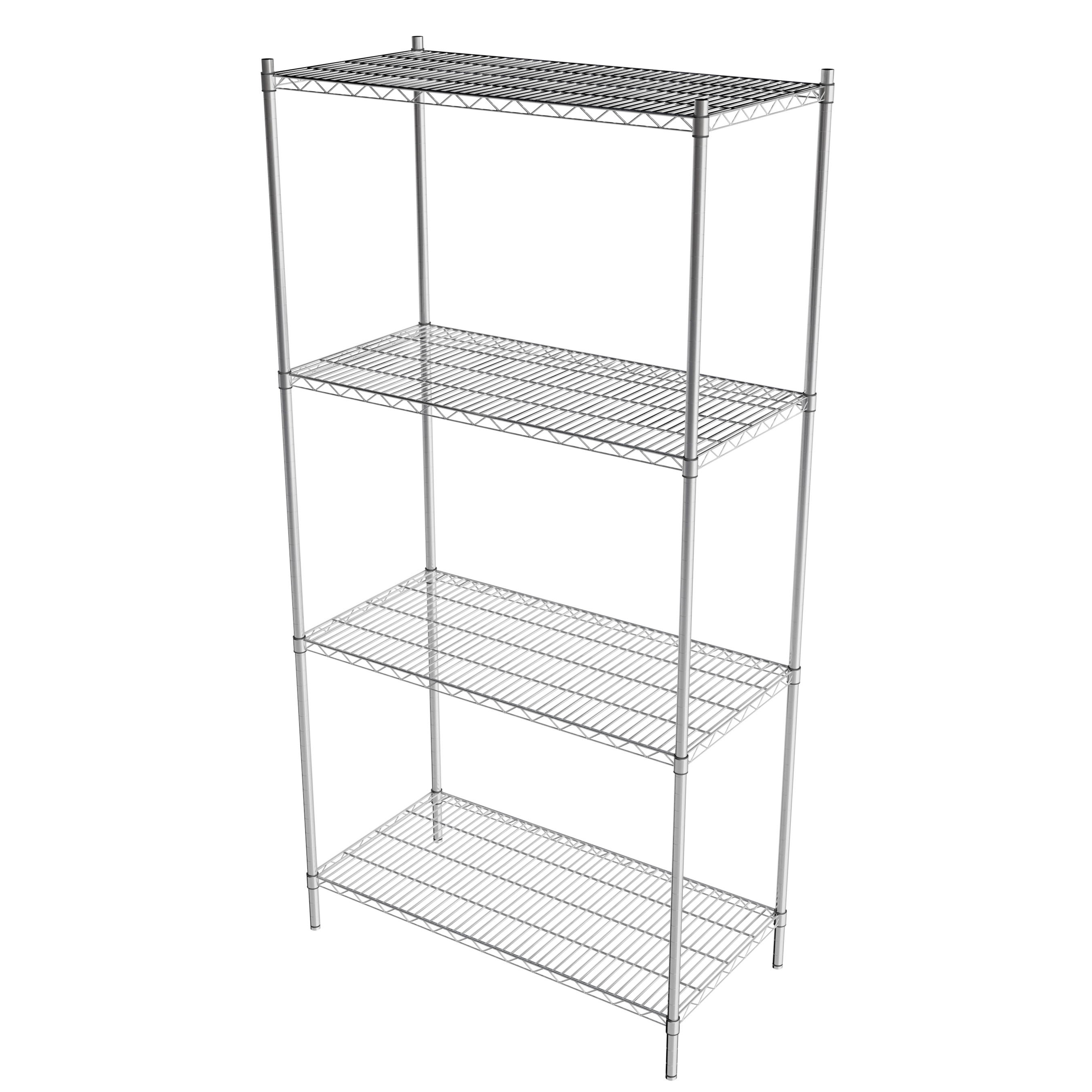 Wire Utility Rack 4 Tier
