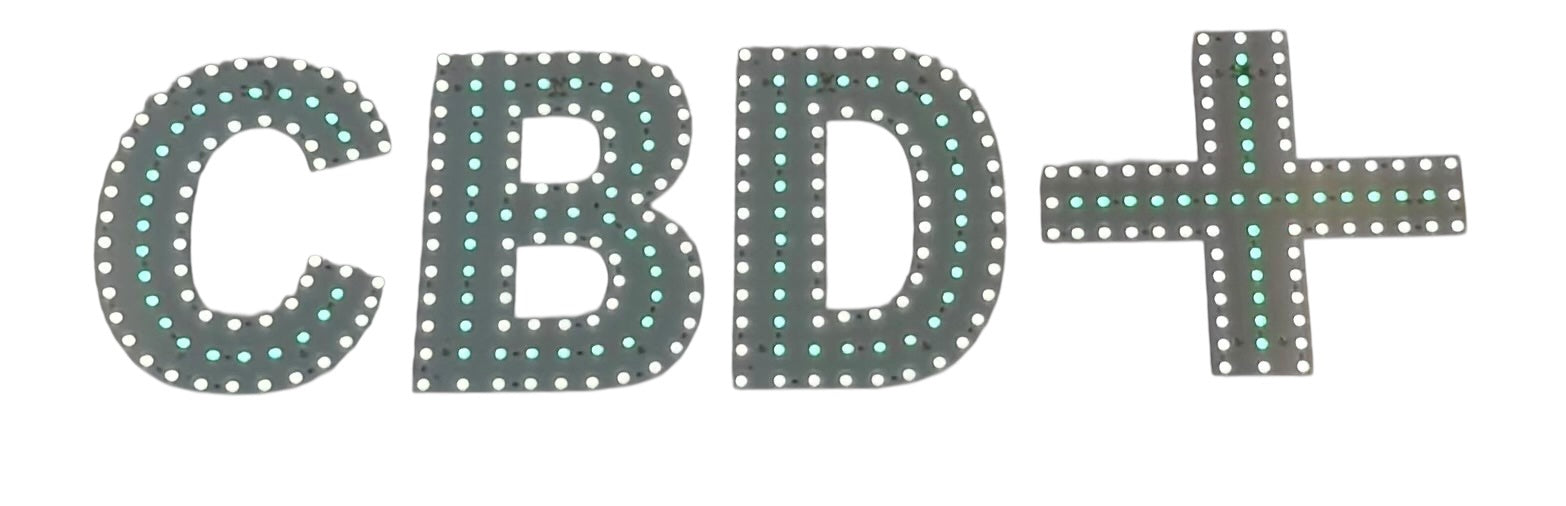 Sign LED CBD+ 30x10